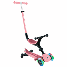 Load image into Gallery viewer, Globber Go Up Active Evolutionary Scooter 360 Lights - Pink