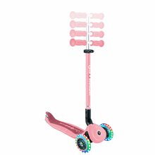 Load image into Gallery viewer, Globber Go Up Active Evolutionary Scooter 360 Lights - Pink