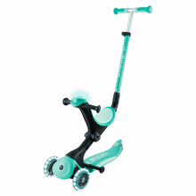 Load image into Gallery viewer, Globber Go Up Deluxe Lights Evolutionary Scooter - Mint