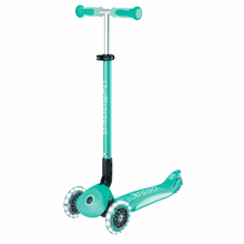 Load image into Gallery viewer, Globber Go Up Deluxe Lights Evolutionary Scooter - Mint