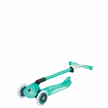 Load image into Gallery viewer, Globber Go Up Deluxe Lights Evolutionary Scooter - Mint