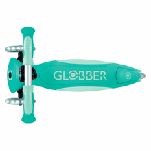 Load image into Gallery viewer, Globber Go Up Deluxe Lights Evolutionary Scooter - Mint