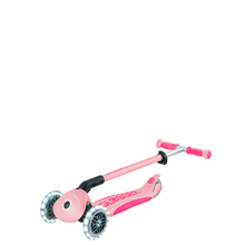 Load image into Gallery viewer, Globber Go Up Deluxe Lights Evolutionary Scooter - Pink