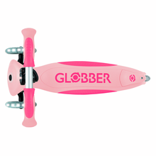 Load image into Gallery viewer, Globber Go Up Deluxe Lights Evolutionary Scooter - Pink