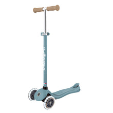 Cargar imagen en el visor de la galería, Patinete infantil Globber Primo Lights Signature Azul Ceniza con ruedas LED