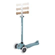 Cargar imagen en el visor de la galería, Patinete infantil Globber Primo Lights Signature Azul Ceniza con ruedas LED