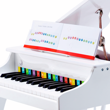 Load image into Gallery viewer, Piano de cola de lujo blanco Hape