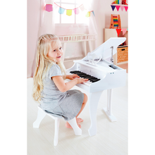 Load image into Gallery viewer, Piano de cola de lujo blanco Hape