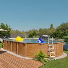Cargar imagen en el visor de la galería, Piscina de acero elevada OSMOSE 945x490x132 con bomba de filtración
