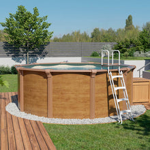 Cargar imagen en el visor de la galería, Piscina de acero elevada OSMOSE 395x132 con bomba de filtración