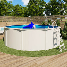 Cargar imagen en el visor de la galería, Piscina de acero elevada SAPHIR 485x120 con bomba de filtración