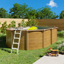 Cargar imagen en el visor de la galería, Piscina de acero elevada OSMOSE 520x395x132 con bomba de filtración