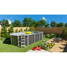 Cargar imagen en el visor de la galería, Piscina de acero elevada OSMOSE ANTRACITA 520x395x132 con bomba de filtración