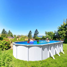 Cargar imagen en el visor de la galería, Piscina de acero elevada SAPHIR 940x485x132 con bomba de filtración