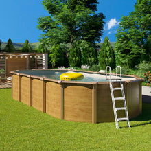 Cargar imagen en el visor de la galería, Piscina de acero elevada OSMOSE 640x395x132 con bomba de filtración