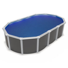 Cargar imagen en el visor de la galería, Piscina de acero elevada OSMOSE ANTRACITA 640x395x132 con bomba de filtración