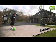 Cargar y reproducir el video en el visor de la galería, Tablero de Baloncesto Portátil con Ruedas EXIT Galaxy - Verde/Negro