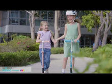 Load and play video in Gallery viewer, Patinete Primo Plegable con Luces a tres ruedas - Menta