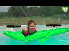 Cargar y reproducir el video en el visor de la galería, Piscina EXIT Black 360x122 con filtro de arena, cúpula y escalera - negro