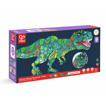 Carregar imagem no visualizador da galeria, Puzzle de Suelo Brillante de Dinosaurios Hape 200 Piezas