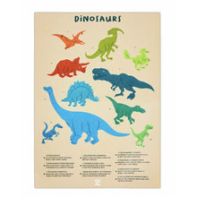 Carregar imagem no visualizador da galeria, Puzzle de Suelo Brillante de Dinosaurios Hape 200 Piezas