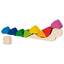 Cargar imagen en el visor de la galería, Rompecabezas y Bloques de Construcción Caracol de Madera Goki