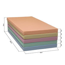 Cargar imagen en el visor de la galería, Conjunto de colchonetas para psicomotricidad - Color Pastel - 5 unidades