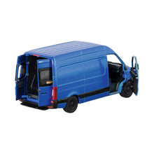 Carregar imatge al visor de la galeria, Set de 4 Camionetes de Joguina Mercedes Benz Sprinter de Metall Goki