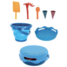 Carregar imatge al visor de la galeria, Joguines de sorra 7 en 1 plegable - Blau