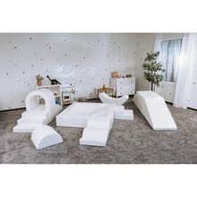 Carregar imatge al visor de la galeria, Parc infantil de blocs d´escuma amb piscina de boles - Iglu Party color Blanc