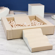 Load image into Gallery viewer, Foam block playground with ball pit - Iglu Party White Beige color