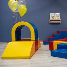 Carregar imatge al visor de la galeria, Parc infantil de blocs d´escuma amb piscina de boles - Iglu Party Multi color