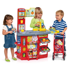 Cargar imagen en el visor de la galería, Supermercado de juguete Electrónico con Carrito de Compra y Accesorios