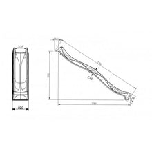 Cargar imagen en el visor de la galería, Tobogán HDPE para Plataforma de 120 cm