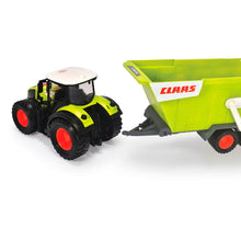 Cargar imagen en el visor de la galería, Tractor Claas Dickie con tráiler de granja 65 cm