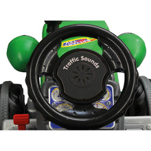 Load image into Gallery viewer, Kids' 12V Green Power Drag Electric Tractor