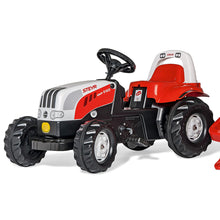 Load image into Gallery viewer, Steyr 6165 CVT Pedal Tractor with Trailer