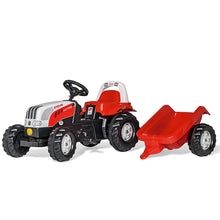 Load image into Gallery viewer, Steyr 6165 CVT Pedal Tractor with Trailer