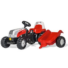 Load image into Gallery viewer, Steyr 6165 CVT Pedal Tractor with Trailer