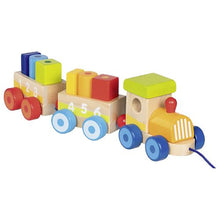 Carregar imatge al visor de la galeria, Joguina d'arrossegament Tren Amb Rodes de Fusta Goki