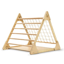 Carregar imatge al visor de la galeria, Triangle d'escalada Pikler de fusta - Gran