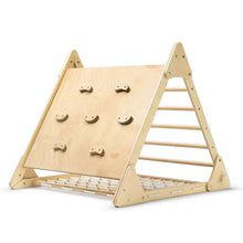 Carregar imatge al visor de la galeria, Triangle d'escalada Pikler de fusta - Gran