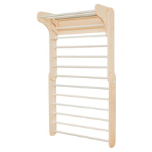 Carregar imatge al visor de la galeria, Triangle Pikler + Paret Sueca 2 en 1 - Natural