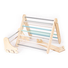 Carregar imatge al visor de la galeria, Triangle Pikler + Paret Sueca 2 en 1 - Pastel