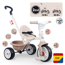 Carregar imatge al visor de la galeria, Triciclo evolutivo Be Move Beige – Smoby