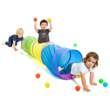 Load image into Gallery viewer, Foldable Ball Tunnel for Kids with 25 Colored Balls