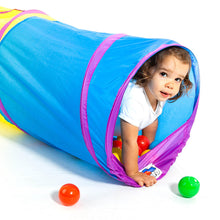 Load image into Gallery viewer, Foldable Ball Tunnel for Kids with 25 Colored Balls
