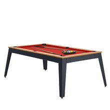 Carregar imatge al visor de la galeria, Billar con madera de nogal y tejido rojo