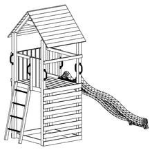 Carregar imagem no visualizador da galeria, Parque infantil para jardín con tobogán