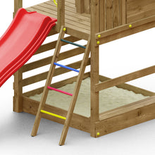 Cargar imagen en el visor de la galería, Arenero con escalera de metal para jardín